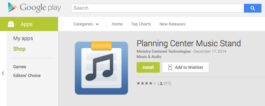 Music Stand for Android 3.5 Music Stand for Android 3.5