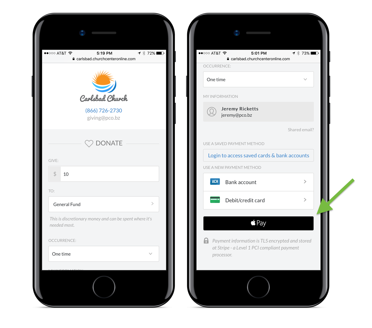Apple Pay For Giving